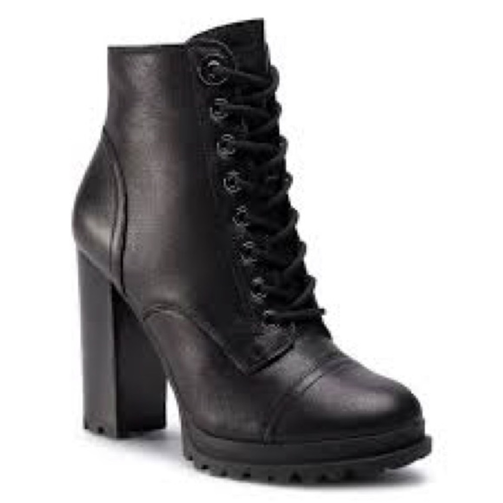 GUC Black Aldo Marille High Heel Bootie